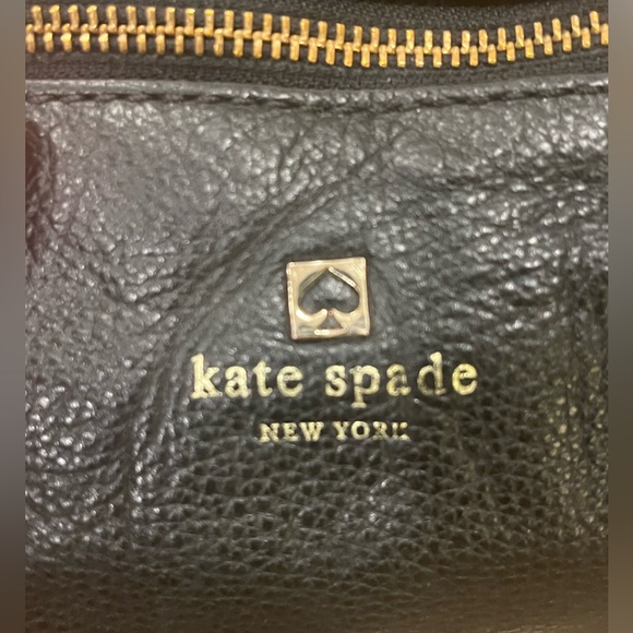 Kate Spade INSIDE PROJECT Grant Park Shelby Black Pebbled Leather Shoulder Bag - Picture 11 of 16